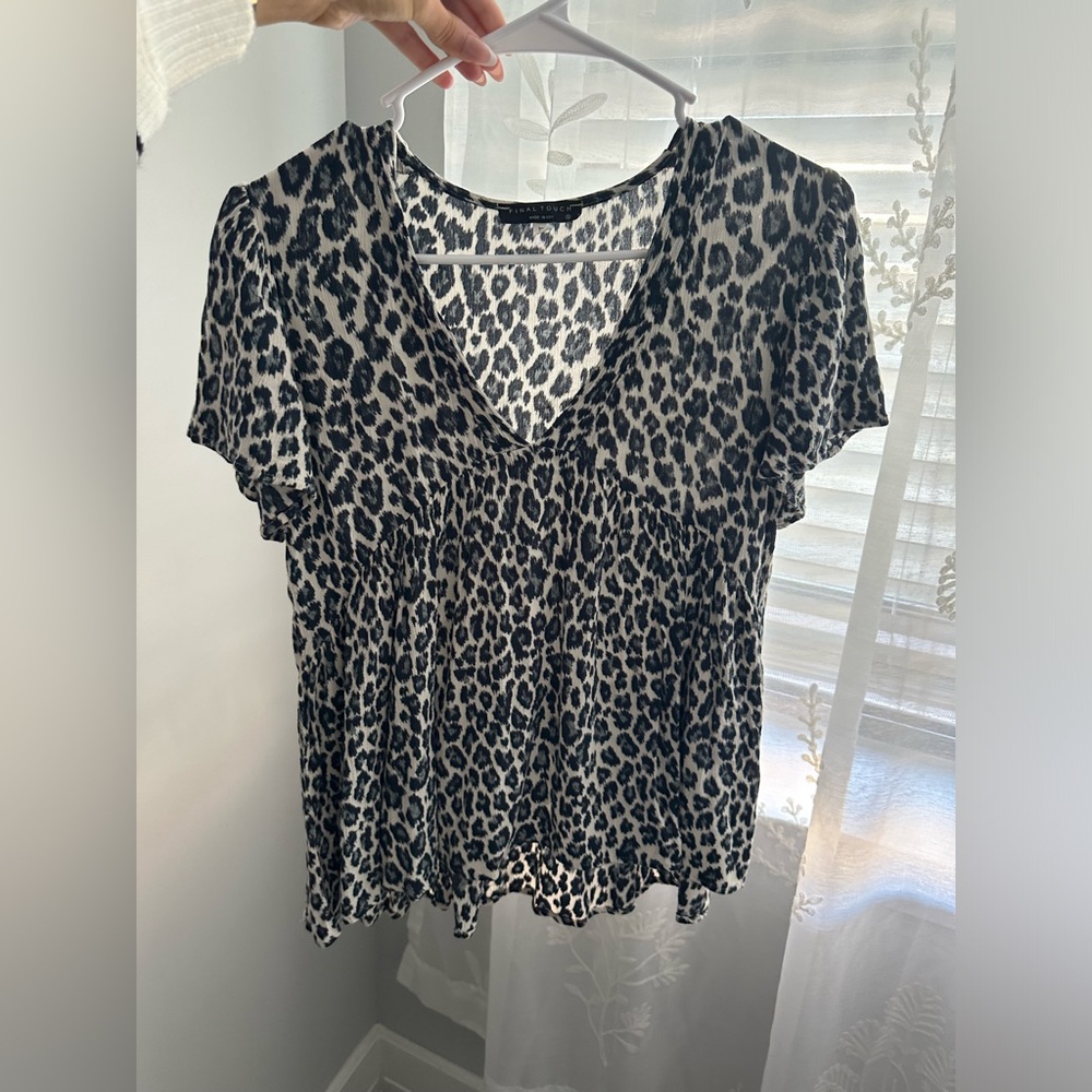 Dress Up Cheetah Print Top